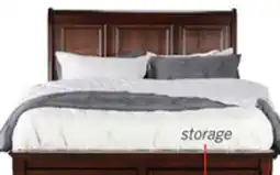 The Brick Chelsea Platform Storage Bed with Headboard & Frame, Cherry Brown - Queen Size offer