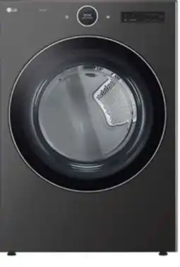 The Brick LG 7.4 Cu. Ft. Smart Electric Dryer with Steam - Black Steel - Stackable - DLEX6700B offer