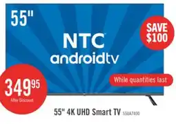The Brick NTC 55 UHD Smart Android TV offer