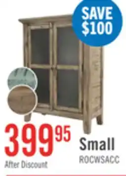 The Brick Rocco 32 2-Door Accent Cabinet - Natural Wood offer