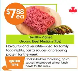Healthy Planet Healthy Planet Ground Beef Medium offer
