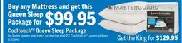 The Brick Masterguard Cooltouch Queen Mattress Protector with 2 Queen Pillows offer