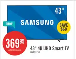 The Brick Samsung 43 U7900F Crystal UHD 4K Smart TV (UN43U7900FFXZC) offer