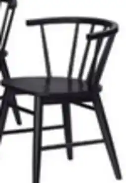 The Brick Remi Dining Chair with Curved Spindle-Back - Brown offer