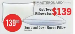 The Brick Masterguard Surround Down Queen Pillow offer