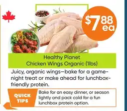Healthy Planet Healthy Planet Chicken Wings Organic (1lbs offer