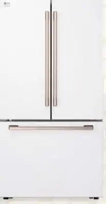 The Brick LG Studio 36 27 Cu. Ft. Smart Counter-Depth MAX French-Door Refrigerator - Essence White - SRFB27W3 offer