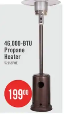 The Brick Bond Brushed Bronze Propane Patio Heater - 52156 offer