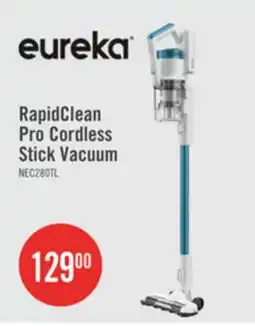 The Brick Eureka RapidClean Pro Cordless Stick Vacuum with LED Headlights - NEC280TLC offer