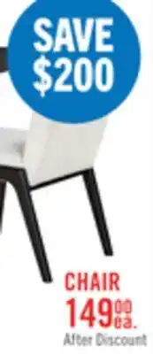 The Brick Alma Dining Chair with Boucle Fabric - Charcoal Black & White offer