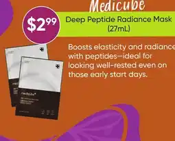 Healthy Planet Medicube Deep Peptide Radiance Mask offer
