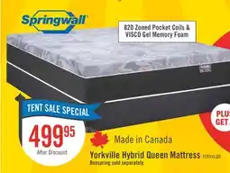 The Brick Springwall Yorkville Smooth Top Firm Queen Mattress offer