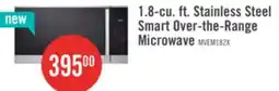 The Brick LG 1.8 Cu. Ft. Smart Over-the-Range Microwave with EasyClean - MVEM1825X offer