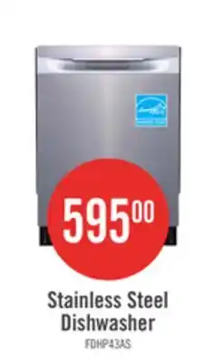 The Brick Frigidaire 24 49 dBA Top-Control Dishwasher with DishSense Technology - Stainless Steel - FDHP4336AS offer