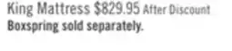 The Brick Sealy Essential Collection Kylie 2.0 Tight Top Medium King Mattress Set offer
