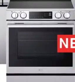The Brick LG 6.3 Cu. Ft. Smart Induction Slide-In Range with Air Fry - LSIL6334XE offer