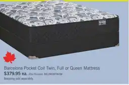 The Brick Springwall Barcelona Tight Top Medium Twin Mattress offer