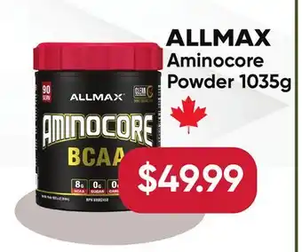 Healthy Planet ALLMAX Aminocore Powder offer
