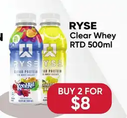 Healthy Planet RYSE Clear Whey RTD offer