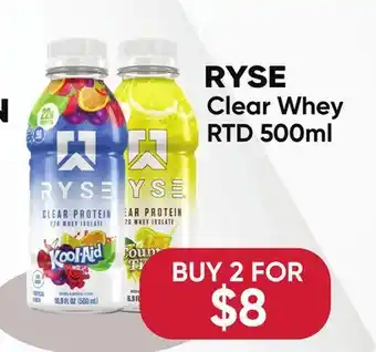 Healthy Planet RYSE Clear Whey RTD offer