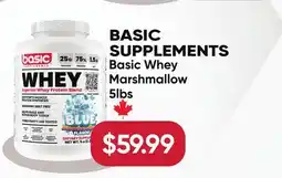 Healthy Planet BASIC SUPPLEMENTS Basic Whey Marshmallow offer