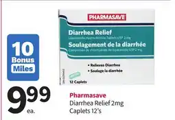 Pharmasave Pharmasave Diarrhea Relief 2mg Caplets 12's offer