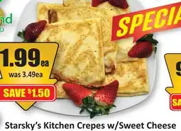 Starsky Starsky's Kitchen Crepes w/Sweet Cheese offer