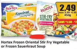 Starsky Hortex Frozen Oriental Stir Fry Vegetable or Frozen Sauerkraut Soup offer