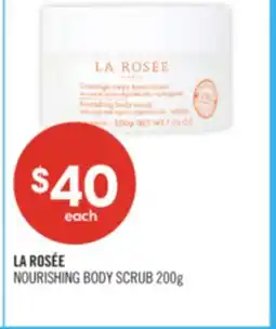 Shoppers Drug Mart LA ROSÉE NOURISHING BODY SCRUB offer