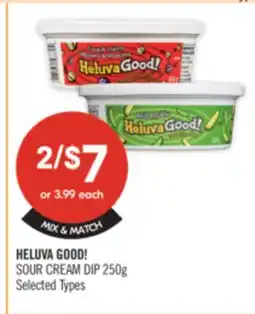 Shoppers Drug Mart HELUVA GOOD! SOUR CREAM DIP offer