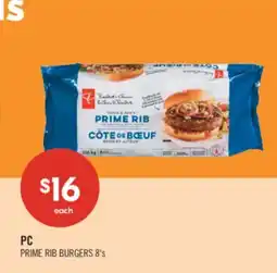 Shoppers Drug Mart PC PRIME RIB BURGERS offer