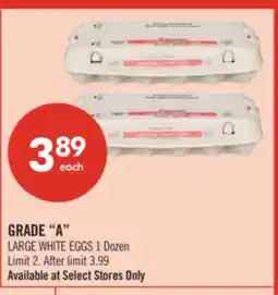 Shoppers Drug Mart GRADE A LARGE WHITE EGGS offer