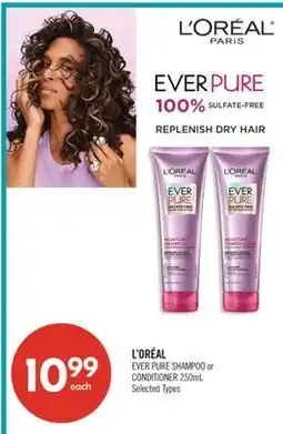 Shoppers Drug Mart L'ORÉAL EVER PURE SHAMPOO or CONDITIONER offer