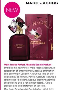 Shoppers Drug Mart Marc Jacobs Perfect Absolute Eau de Parfum offer