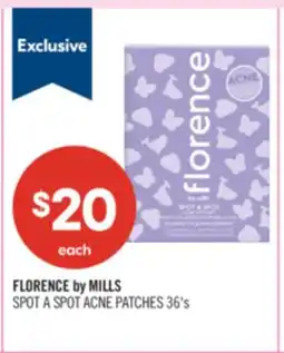 Shoppers Drug Mart FLORENCE by MILLS SPOT A SPOT ACNE PATCHES offer