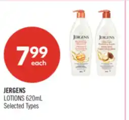 Shoppers Drug Mart JERGENS LOTIONS offer