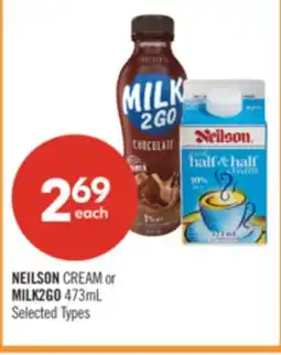 Shoppers Drug Mart NEILSON CREAM or MILK2GO offer