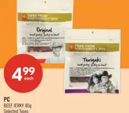 Shoppers Drug Mart PC BEEF JERKY offer