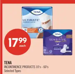 Shoppers Drug Mart TENA INCONTINENCE PRODUCTS offer