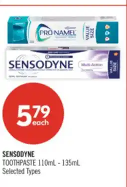 Shoppers Drug Mart SENSODYNE TOOTHPASTE offer