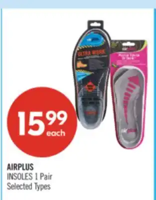 Shoppers Drug Mart AIRPLUS INSOLES offer