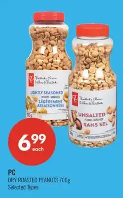 Shoppers Drug Mart PC DRY ROASTED PEANUTS offer