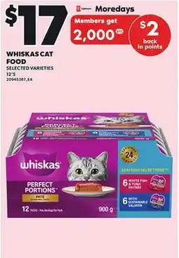 Independent City Market WHISKAS CAT FOOD, 12'S offer