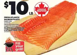 Independent City Market FRESH ATLANTIC SALMON FILLETS offer