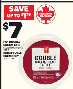 Independent City Market PC DOUBLE CREAM BRIE, 200 G offer