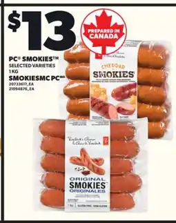 Independent City Market PC SMOKIES , 1 KG offer