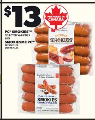 Independent City Market PC SMOKIES , 1 KG offer