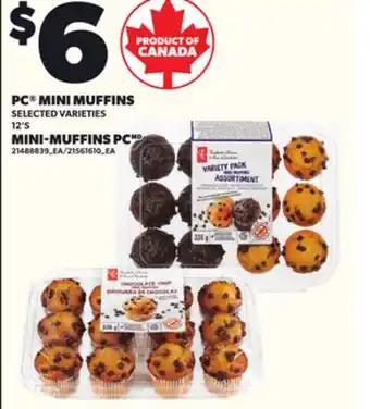 Independent City Market PC MINI MUFFINS, 12'S offer