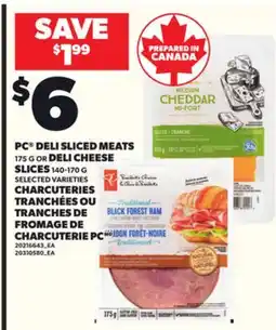 Independent City Market PC DELI SLICED MEATS, 175 G OR DELI CHEESE SLICES, 140–170 G offer