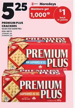 Independent City Market PREMIUM PLUS CRACKERS, 450-481 G offer
